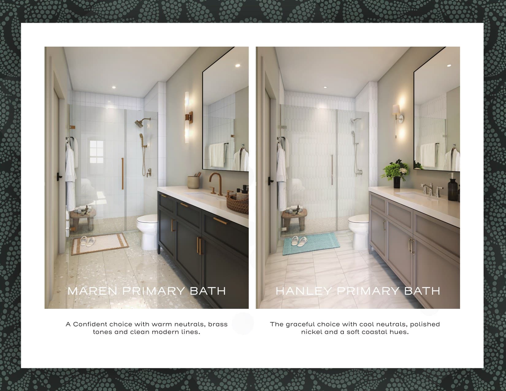 Primary bath — The Maren & The Hanley
